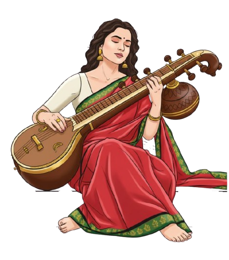 Traditional Veena Player